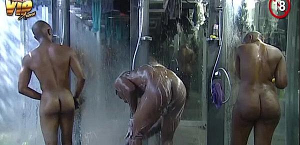  Big Brother Africa Hotshots Shower Hour (Day 25) -  Sheillah and Nhlanhla